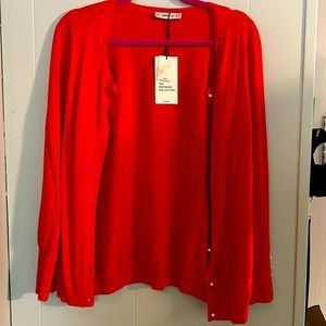 New cardigan with pearl accents